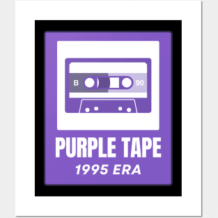 purple tape 1995 era Posters and Art